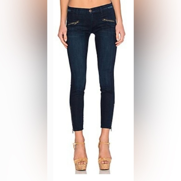 Current/Elliott Denim - NWT Current Elliott The soho zip stiletto in torrent dark wash size 32